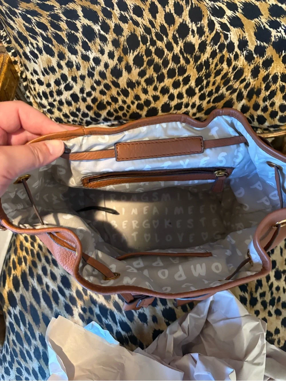 Aimee Kestenberg Saddle Up leather backpack